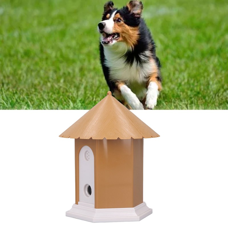 Bark Control Device Ultrasonic Waterproof Hanging Barking Deterrent for All