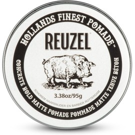 Reuzel Pomada mate Concrete Hold, pomada de fijación extra firme para un peinado fuerte y de aspecto natural, 3,38 oz/95 g