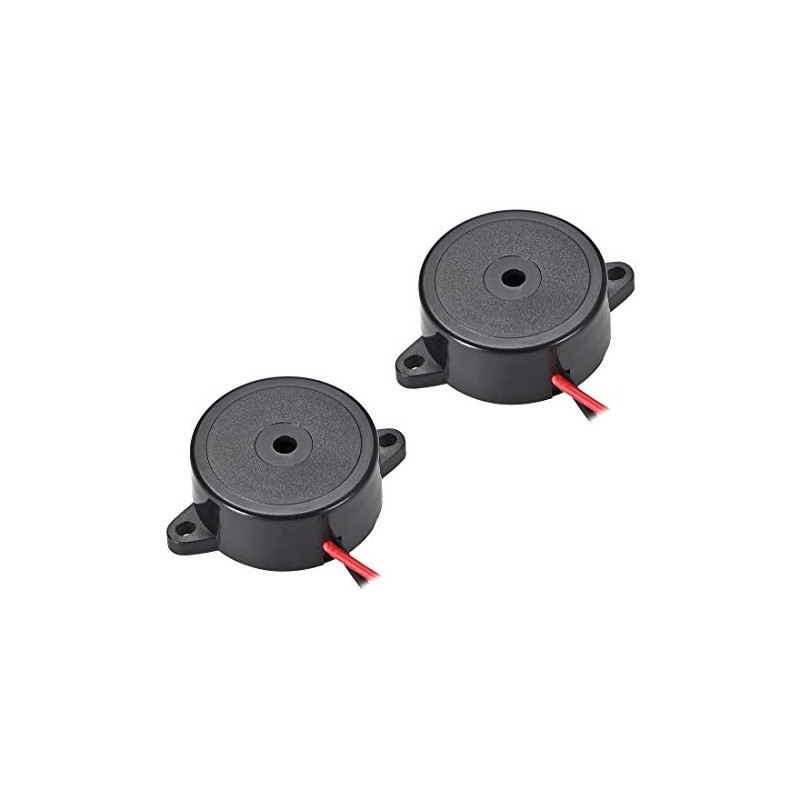 sourcing map 2 x DC 3-24 V Active Electronic Buzzer