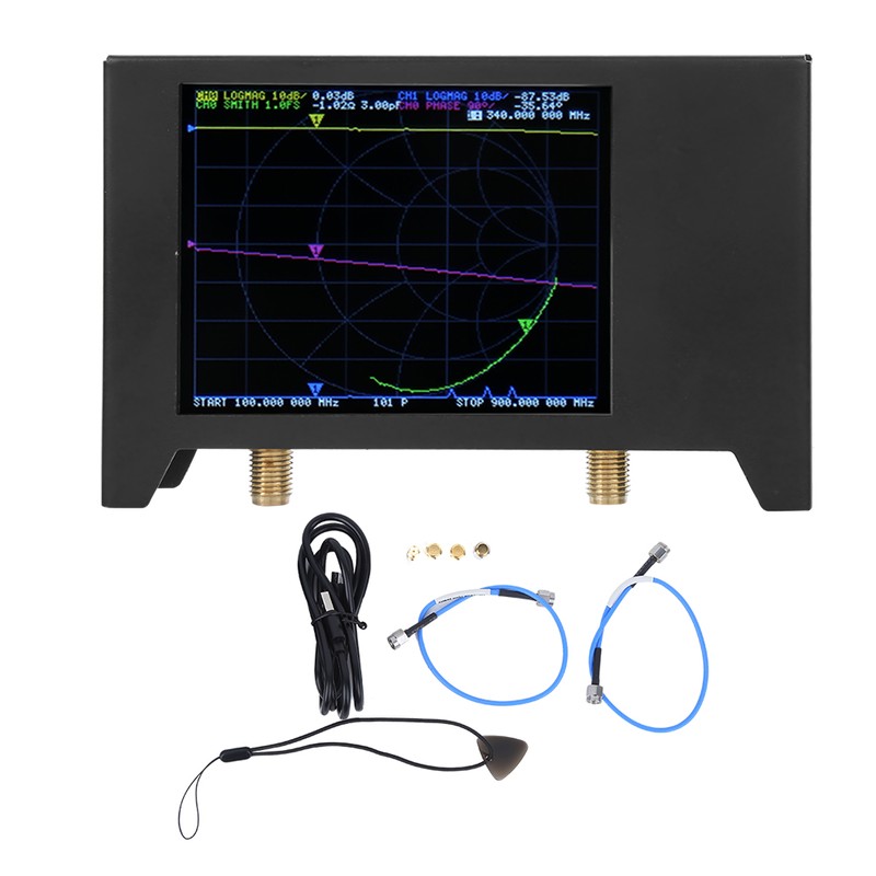 50KHz‑3GHZ Antenna Analyzer 2.8in Screen with Shell Network Analysising Tool