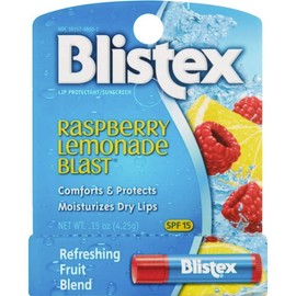 Blistex (2 PACK) Raspberry Lemonade Blast Lip Balm - Moisturizes Dry Lips,...