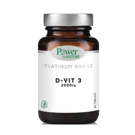 Power of Nature Platinum Range Vit D3 2000iu, 100 Tabs