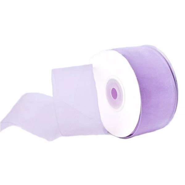 Unbranded 2-3/4" Plain Sheer Organza Nylon Ribbon 25 Yards -
