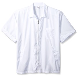 Shaving Factory Barber Jacket, White, XXXX-Large