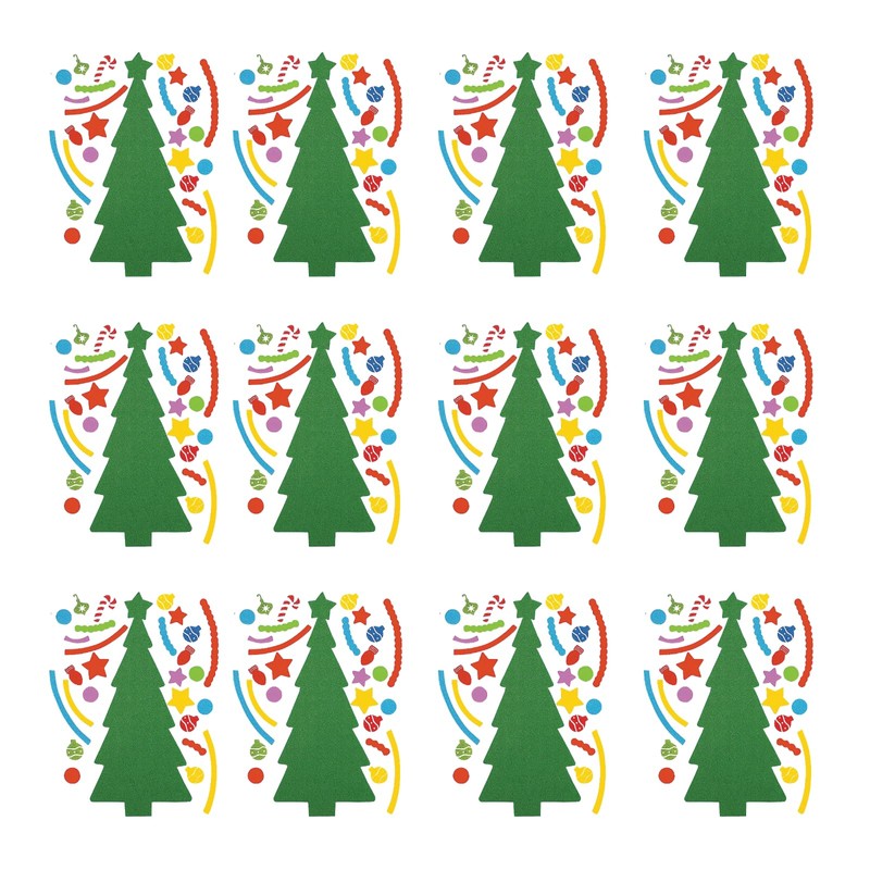 Biblebanz Christmas Tree Decorating Crafts – 48 Pack DIY Foam