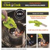 Click2Cook 2-in-1 Dual Nozzle BBQ Lighter & Blower – Refillable