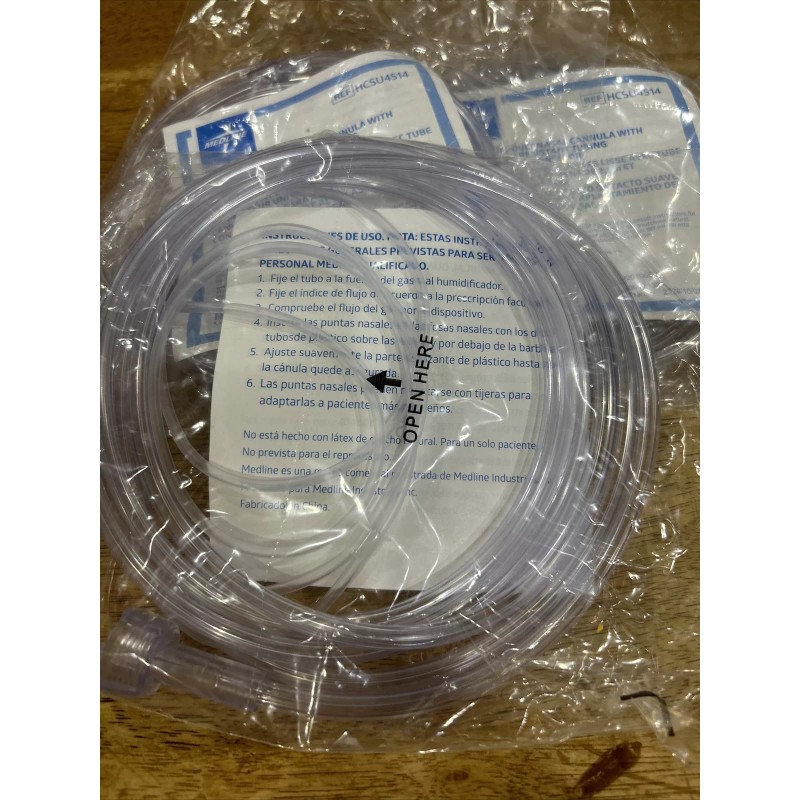 Medline 3 Medline Soft Touch Adult 7 ft Nasal Cannula