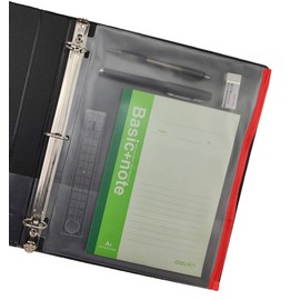 YoeeJob 3 Holes Clear Zipper Binder Pocket Insert Pages Letter Size, 8 1/2 x 11 Loose Leaf Binder Filing Storage Bags 15 Per Pack，Multi-Color