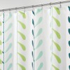 iDesign Spring Vine Fabric Polyester Shower Curtain, 72" x 72"