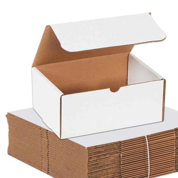 AVIDITI White Shipping Boxes 9" x 6" x 4" (10-Pack)
