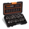 Juego Extractor De Tornillos Y Tuerca Thinkwork 14 Piezas