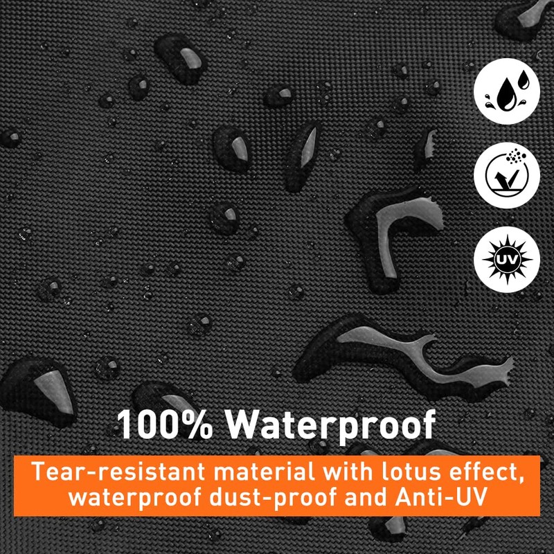 TECTICO Bicycle Trailer Universal Cover Lockable Waterproof Windproof UV Protection