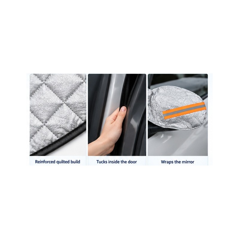 Windshield Snow Cover for Car - 5-Layer Waterproof Winter Windscreen