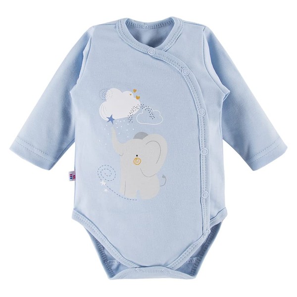 eevi Mellow children's bodysuit with closure and long sleeves from