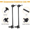 QUARKZMAN 2 Piece Front Stabiliser Coupling Rod Set for Fiat