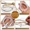 AMZVIO Ventilated Plastic Eye Patch 2 Pack 9 Hole Clear