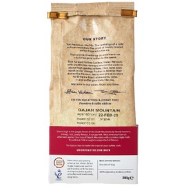 Union Hand Roasted Coffee Union Hand Roasted Gajah Mountain Sumatra Wholebean, 200g