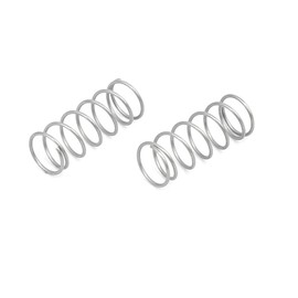 sourcingmap Compression Spring,304 Stainless Steel,4mm OD,0.3mm Wire Size,10mm Free Length,Silver Tone,20Pcs