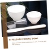 FOMIYES 6pcs Mask Bowl Masks Tint Remover Tableware Mixing Bowls