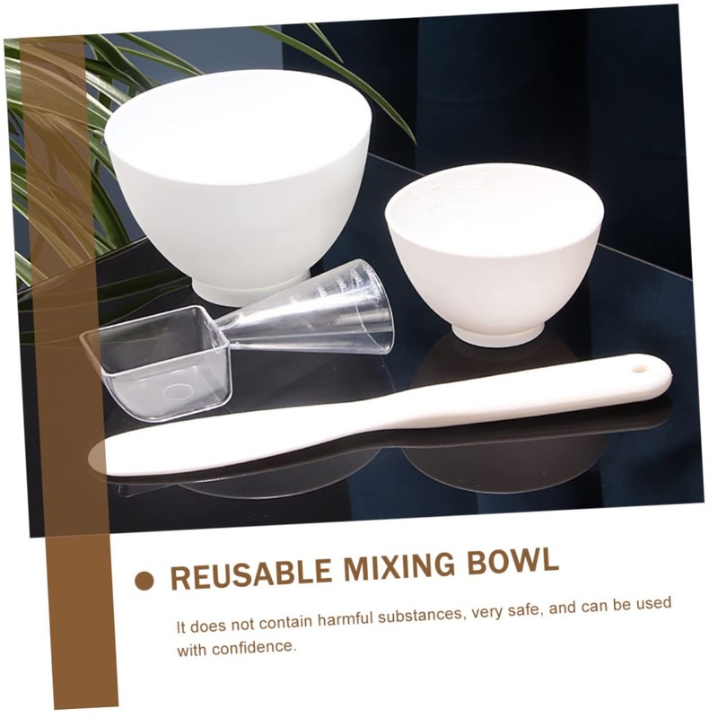 FOMIYES 6pcs Mask Bowl Masks Tint Remover Tableware Mixing Bowls