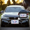 OTOSTAR 2 Pack Bling License Plate Frame with Ribbon Bow,