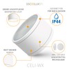 SSC-LUXon CELI-WX Surface-Mounted Spotlights Flat IP44 for Outdoor and Bathroom