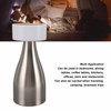 Metal Table Lamp Stepless Dimmable 3 Color Touch Control Rechargeable