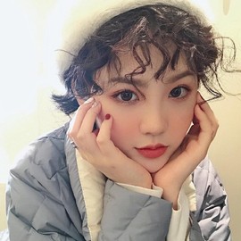 Junfamilee Dark Brown Fake Fringe Bang Clip-in Hair Extension Hairpiece, Natural Fluffy Curly Heat Resistant Highlight Wig Headwear, for Girl Lady Women Anime Party Cosplay Wedding Dating，Hair Care