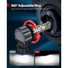Torchbeam H11/H8/H9 LED Bulbs, 60000LM Super Brighter than Halogen, 6500K