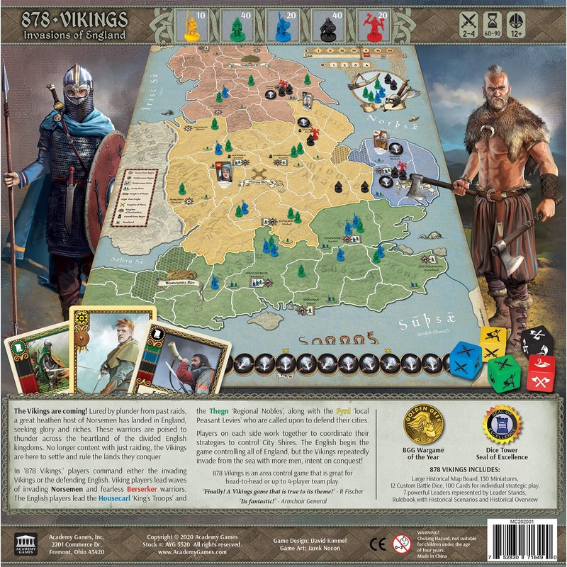 Academy Games | 878 Vikings Invasion of England 2nd Edition