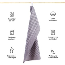 Blumtal Premium Tea Towels, High-Quality Tea Towels, 100% Cotton, Oeko-Tex® Certified, Chequered, 50 x 70 cm
