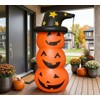 Halloween Inflatable Pumpkin Decoration for Porch and Yard – Water-Filled