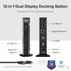 Plugable USB 3.0 Universal Laptop Docking Station Dual Monitor for