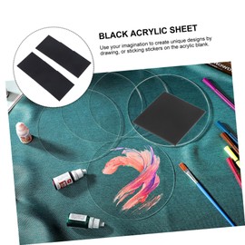 Ciieeo 30pcs Acrylic Sheet Square Blank Boards for DIY Crafts Thick for Painting Stickers Unique Designs for Parties and Creative Projects