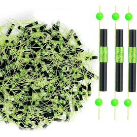 YOTO Bobber Stops for Fishing,Float Bobber Stops String Knots&Fishing Glow Beads