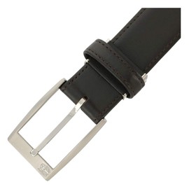 Ducks DB39912L Men's Belt, Long Size, Genuine Leather, Made in Japan, [01] Black