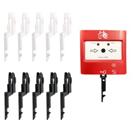 10 Pack Fire Alarm Test Key, Fire Call Point Key, Black and White Call Point Test Key Emergency Door Release Key Available for all Versions of Call Points