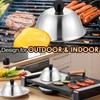 6 Inch Griddle Basting Covers & Smash Burger Press (2