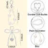 SMUOBT 2Pcs Cute Keychain Bow Keychain for Women, Pearl Bow