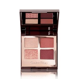 Charlotte Tilbury Luxury Palette Eyeshadow - Shimmer, Metallic & Satin Matte Eyeshadow Quad with a Rich Powder Formula - Includes 4 Complementary Shades - Walk Of No Shame