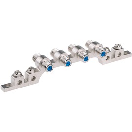 DUR-line Earth Block DEB 4-Way Made of High-Quality Cast Iron - Shielding Rate > 90 dB - SAT/Cable/FM/DVB-T