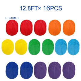 205Ft Ombre Colorful Tissue Paper Streamer Rainbow Big Circle Dots Hanging Garland Backdrop Multi Color Polka Dot Bunting Banner for Fiesta Carnival Birthday Wedding Bridal Baby Shower Party Decor