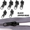 Pack of 12 Replacement Zip Sliders - Removable Zip Pull