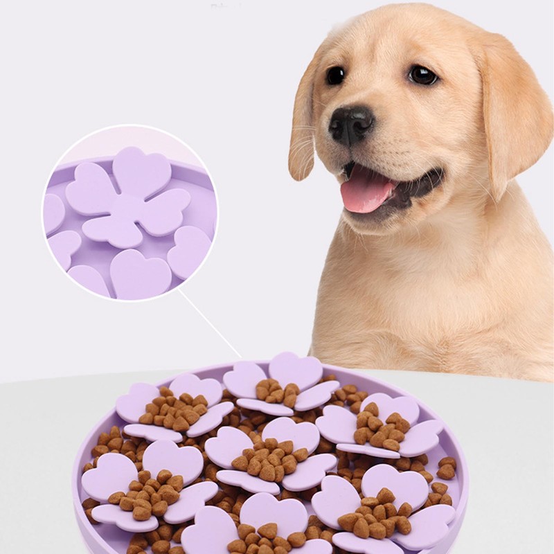 Cat Pet Silicone Slow Food Mat with Suction Cup Cat