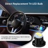 NIIIYTYB 10Pcs T4.2/T4 LED Bulb Climate Control Bulbs Wedge Instrument