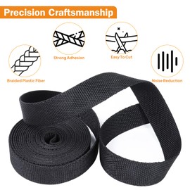 FOURUB 2:1 Heat Shrink Fabric Tubing Braided Sleeving Woven Wire Loom Shrinkable Cable Sleeve for Automotive Wire Harness/Cable Sheath (1-1/8"-20ft)