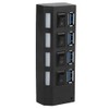 High speed USB3.0 splitter 4 port USB Hub Switch Expansion