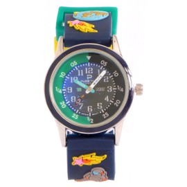 Pure Time London Children's 3D Cosmic Space Galaxy Strap Time Teacher Watch - NPT001