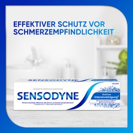 SENSODYNE Sensodyne MultiCare Intensivreinigung° Zahnpasta, 75ml, tägliche Zahncreme mit Fluorid, bei schmerzempfindlichen Zähnen
