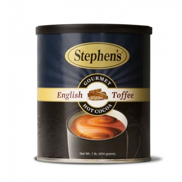 Stephen's Gourmet English Toffee Cocoa, 1 lb Canister